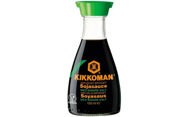 Kikkoman soy sauce less salt 150 ml product image