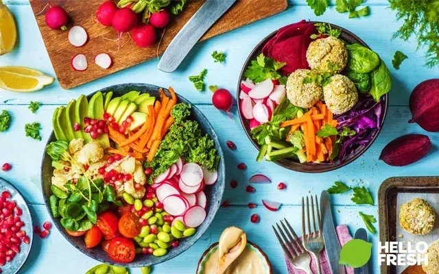 Vegetarisk måltidskasse - 3 måltider om ugen for 2 personer product image