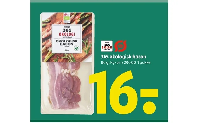 365 Organic bacon product image