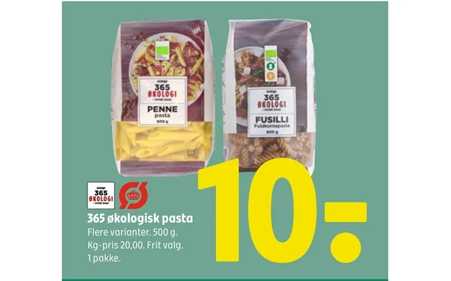 365 Organic pasta product image