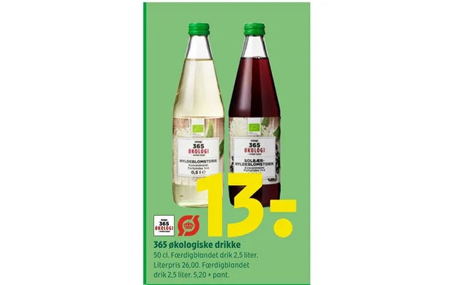 365 Organic drink product image