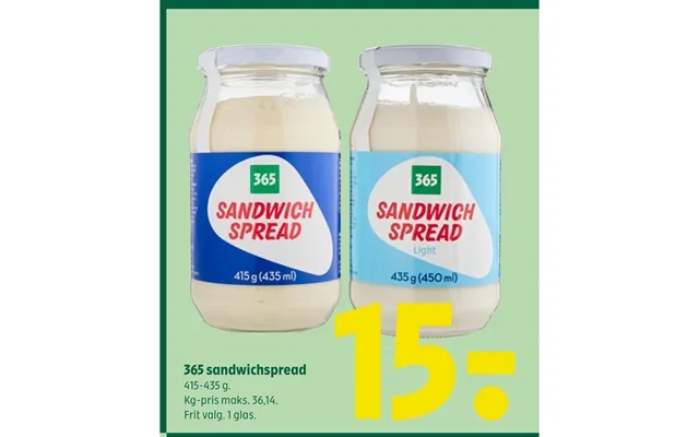 365 Sandwichspread product image