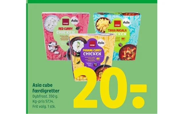 Asia cube ready meals product image