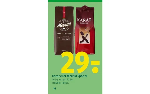 Carat or douwe egberts special product image
