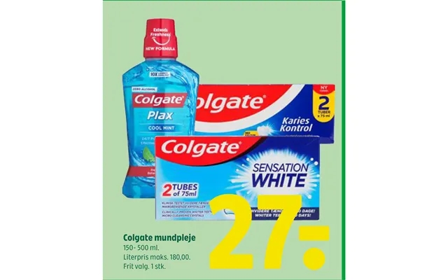Colgate oral care product image