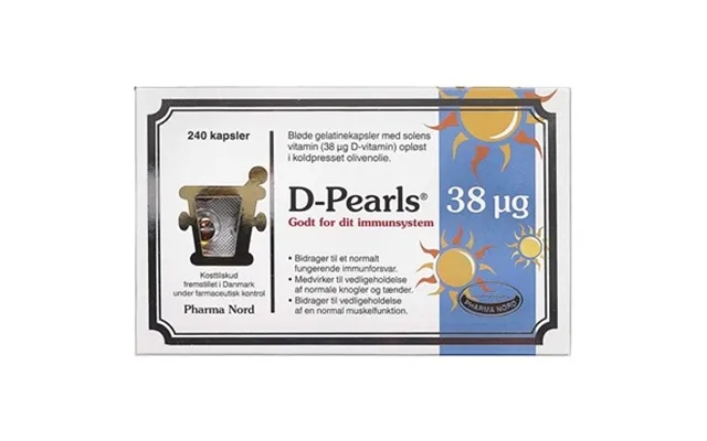 D-pearls 38 Mikg. Kapsler Kosttilskud 240 Stk product image