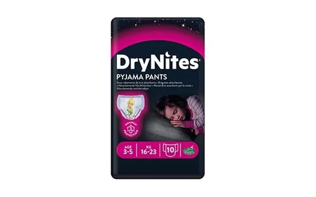 Drynites Pyjama Pants Girl 3-5 År 10 Stk product image