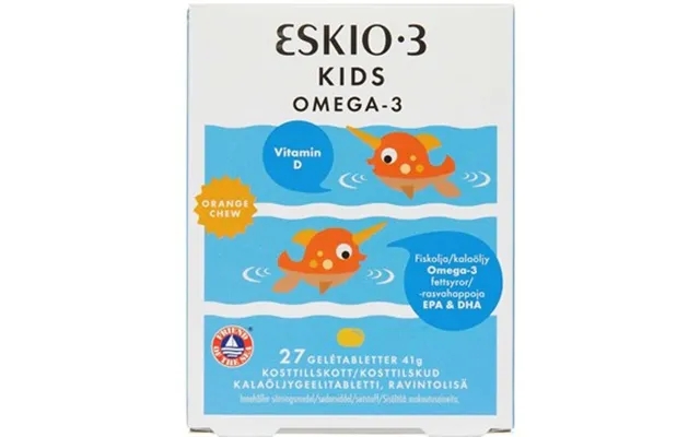 Eskio-3 kids chewable supplements 27 paragraph product image