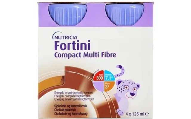 Fortini Compact Multi Fibre Choko-karamel 4 X 125 Ml product image
