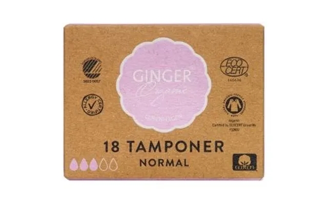 Ginger organic tampon normal 18 paragraph product image