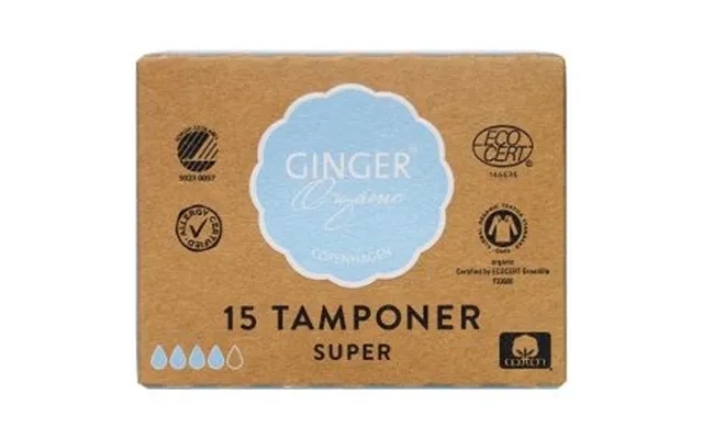 Ginger organic tampon super 15 paragraph product image