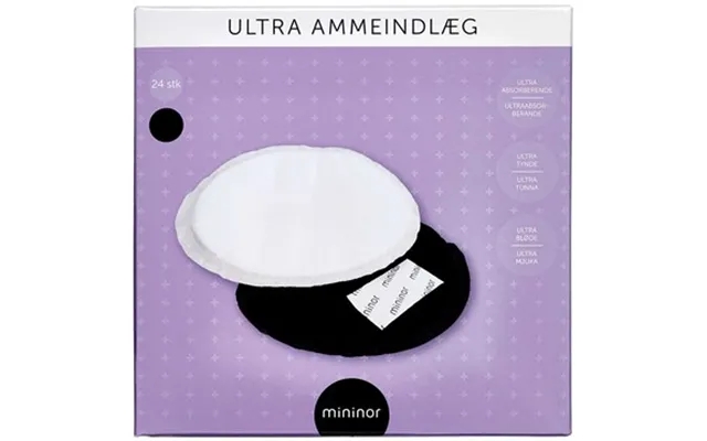 Mininor breast pads ultra black 24 paragraph product image