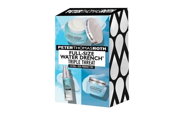 Peter thomas roth full size water drench threat 3-piece kit wd moisturizer 50ml - wd glow serum 30ml product image
