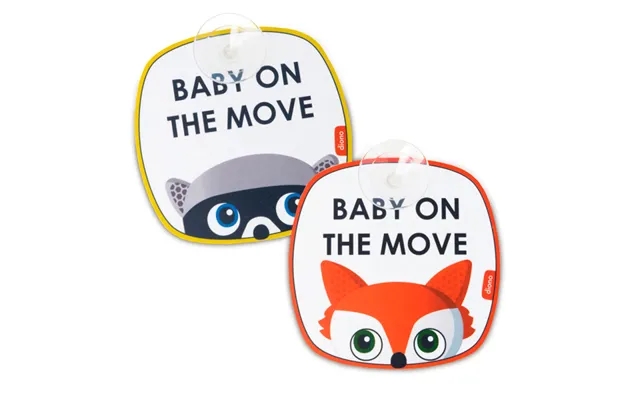 Baby On The Move Skilte Til Bagruden product image