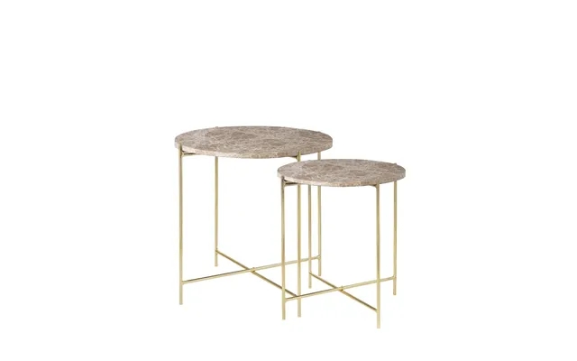 Cozy living - freja marble place mats, caramel brass product image
