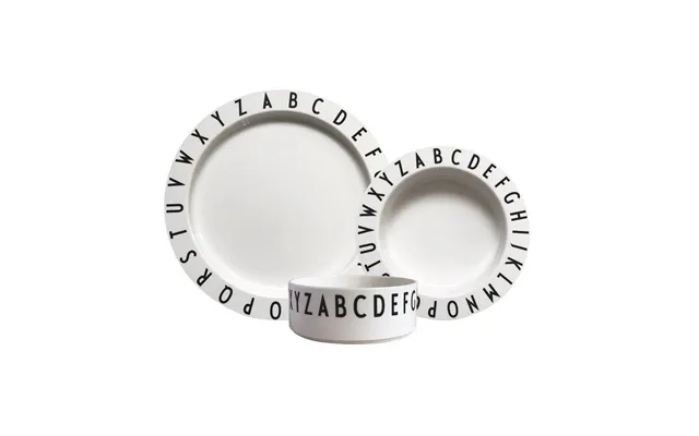Design letters - eat & learn plate set product image