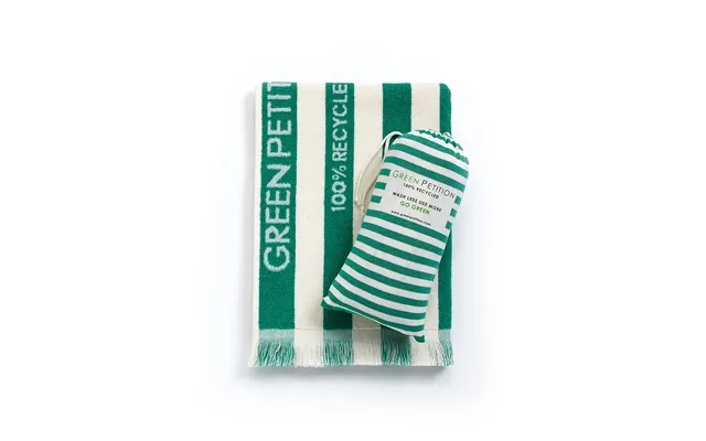 Green petition - delmore fit bath towel, lime product image