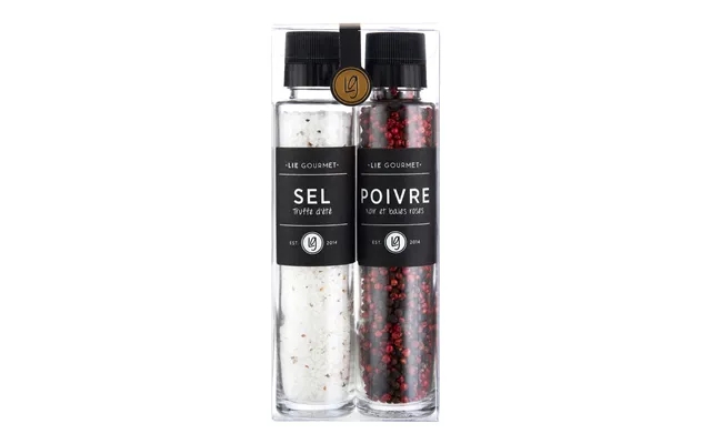 Lie gourmet - gift box grinders, truffle salt past, the laws pepper mixture product image