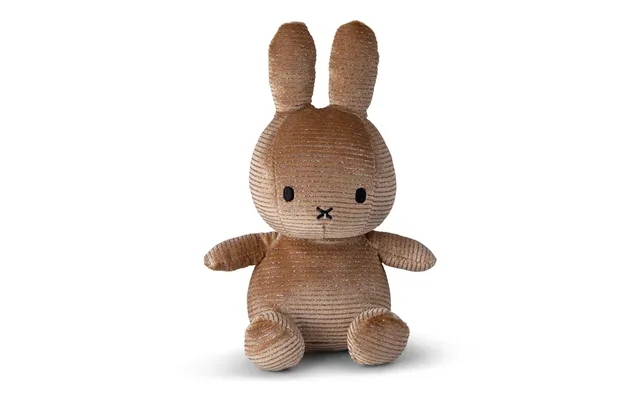 Miffy - Sitting Corduroy Bamse, Sparkle Champagne product image