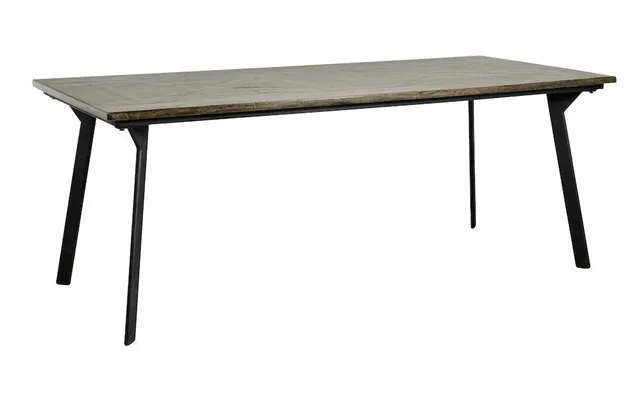 Nordal - chestnut dining table, brown high gloss product image