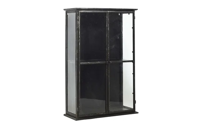 Nordal - downtown wall cabinet in iron, black product image