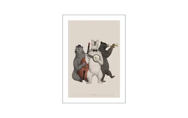 Items & frame - cellard or bearly music poster product image