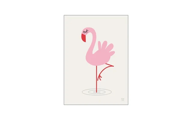 Poster & Frame - Kai Copenhagen Flamingo Plakat product image