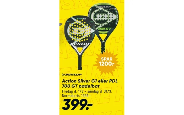 Action silver g1 or pdl 700 gt padelbat product image