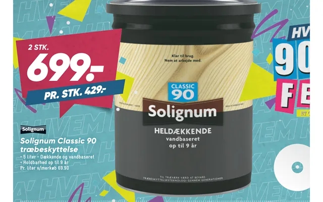 Solignum Classic 90 Træbeskyttelse product image
