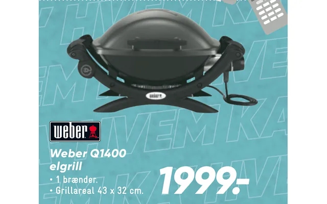 Weber Q1400 Elgrill product image