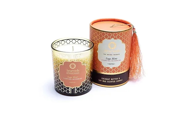 Kapha sage spearmint ayurvedic scented candles product image
