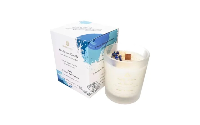 Ritual scented candles with lapis lazuli product image