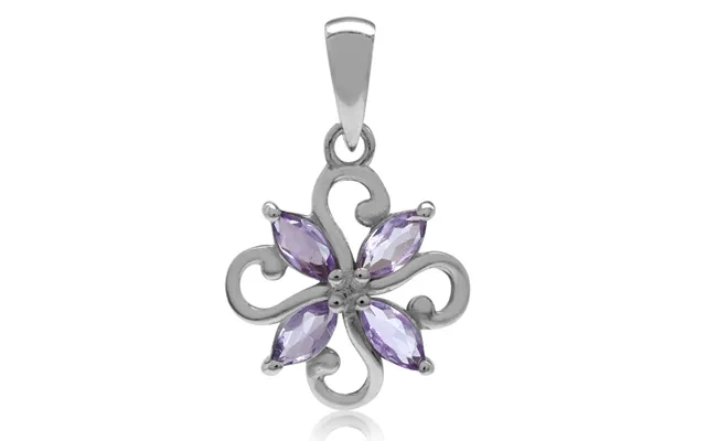 Pendant flower with ametyst - 20mm product image