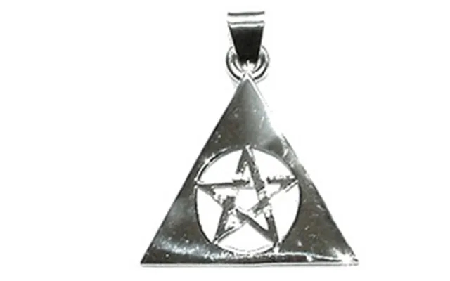 Pendant with pentagram in one pyramid 35mm product image