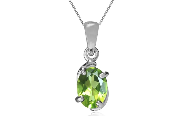 Pendant with peridot - 17mm product image