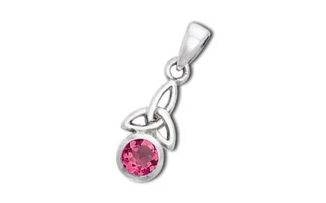 Pendant with triquetra - treenighedssymbolet past, the laws ruby product image