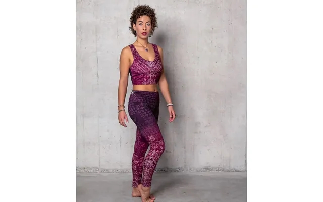 Yoga leggings buddhi eggplant - spirit of about product image