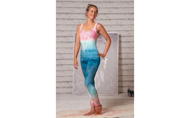Yoga Leggings - Indigo Peach product image