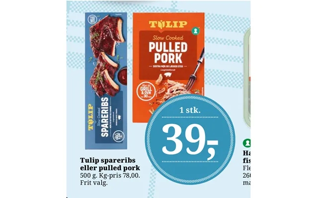 Tulip spareribs or pulled pork product image