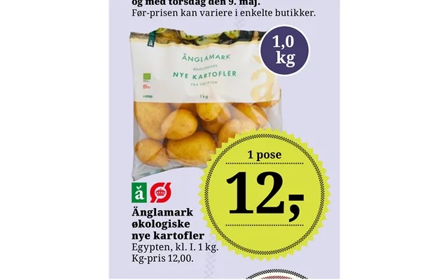 Änglamark organic new potatoes product image