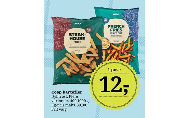 Coop potatoes product image