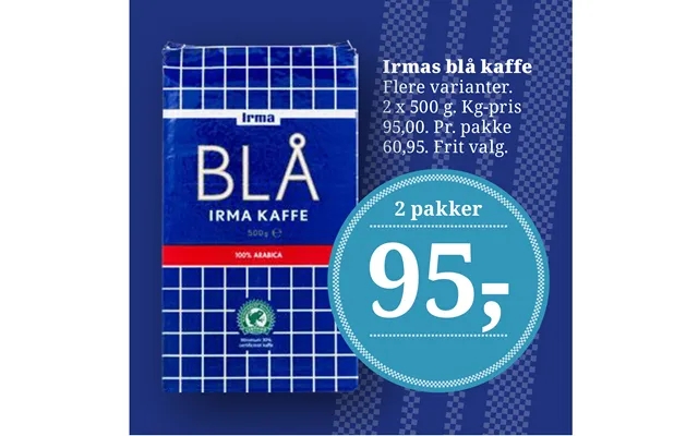 Irmas blue coffee product image