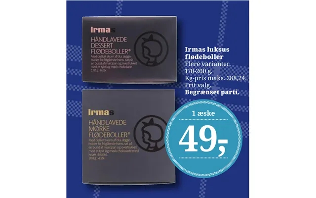 Irmas Luksus Flødeboller product image
