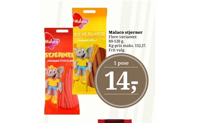 Malaco Stjerner product image