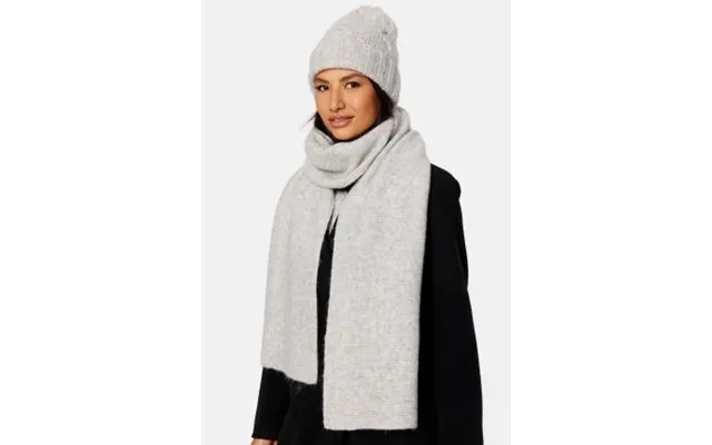 Bubbleroom Malin Knitted Hat Light Grey One Size product image