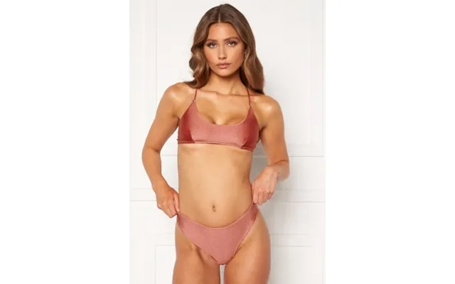 Bubbleroom Selina High Waist Bikini Bottom Dark Pink Xs product image