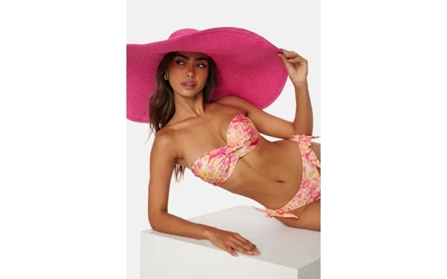 Bubbleroom Twisted Bikini Top Coral Floral 70a product image