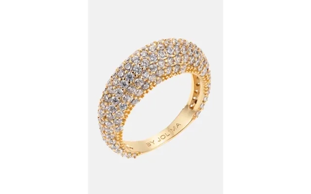 City jolima rock crystal ring gold 18 product image