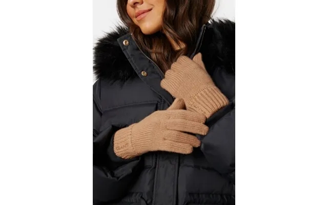 Gant Wool Knit Gloves Burnt Sugar One Size product image