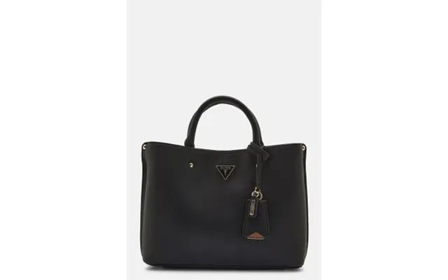 Guess Meridian Girlfriend Satchel Bla Black One Size product image